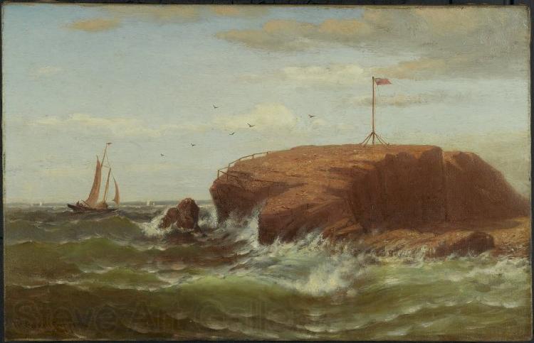 Robert Swain Gifford Seconnet Rock, New Bedford, Massachusetts Spain oil painting art